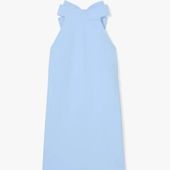 NWT!!! Kate Spade Astral Blue Bow Twill Shift Dress, size 8 - Picture 4 of 8